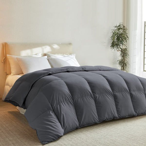L LOVSOUL Dark Gray Goose Down Comforter - L - LOVSOUL