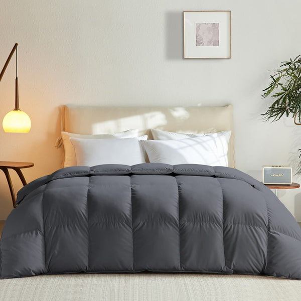 L LOVSOUL Dark Gray Goose Down Comforter - L - LOVSOUL