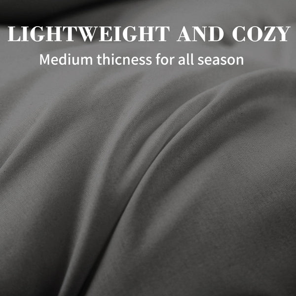 L LOVSOUL Gray Down Alternative Comforter - L - LOVSOUL