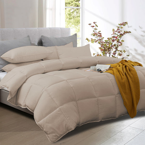 L LOVSOUL Khaki Down Alternative Comforter - L - LOVSOUL